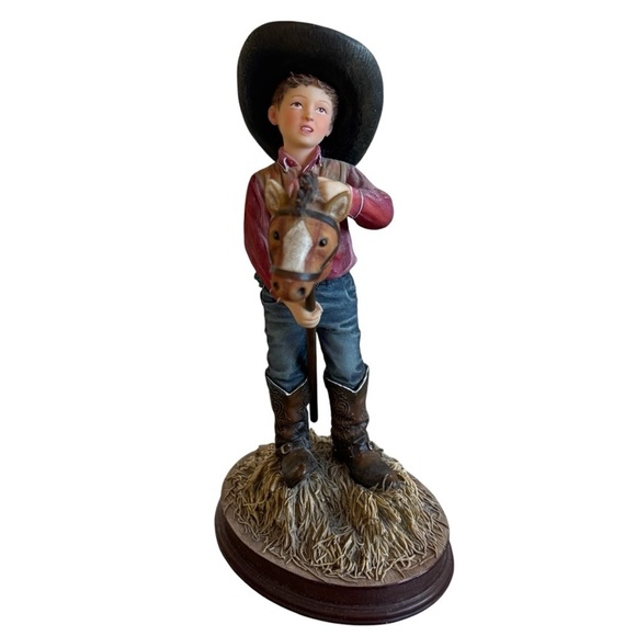 2008 MAMA SAYS DREAM BIG BOY & HORSE DEMDACO KATHY ANDREWS FINCHER - Picture 2 of 15